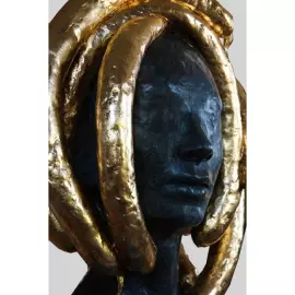 Скульптура из бронзы "Defensiva galeam. Защитный шлем"